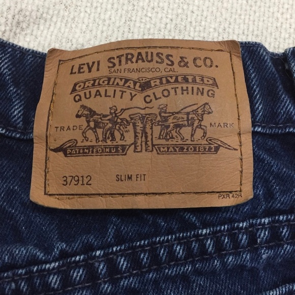 LEVI'S ORANGE TAG 3912 Slim fit high rise shorts - Picture 4 of 7